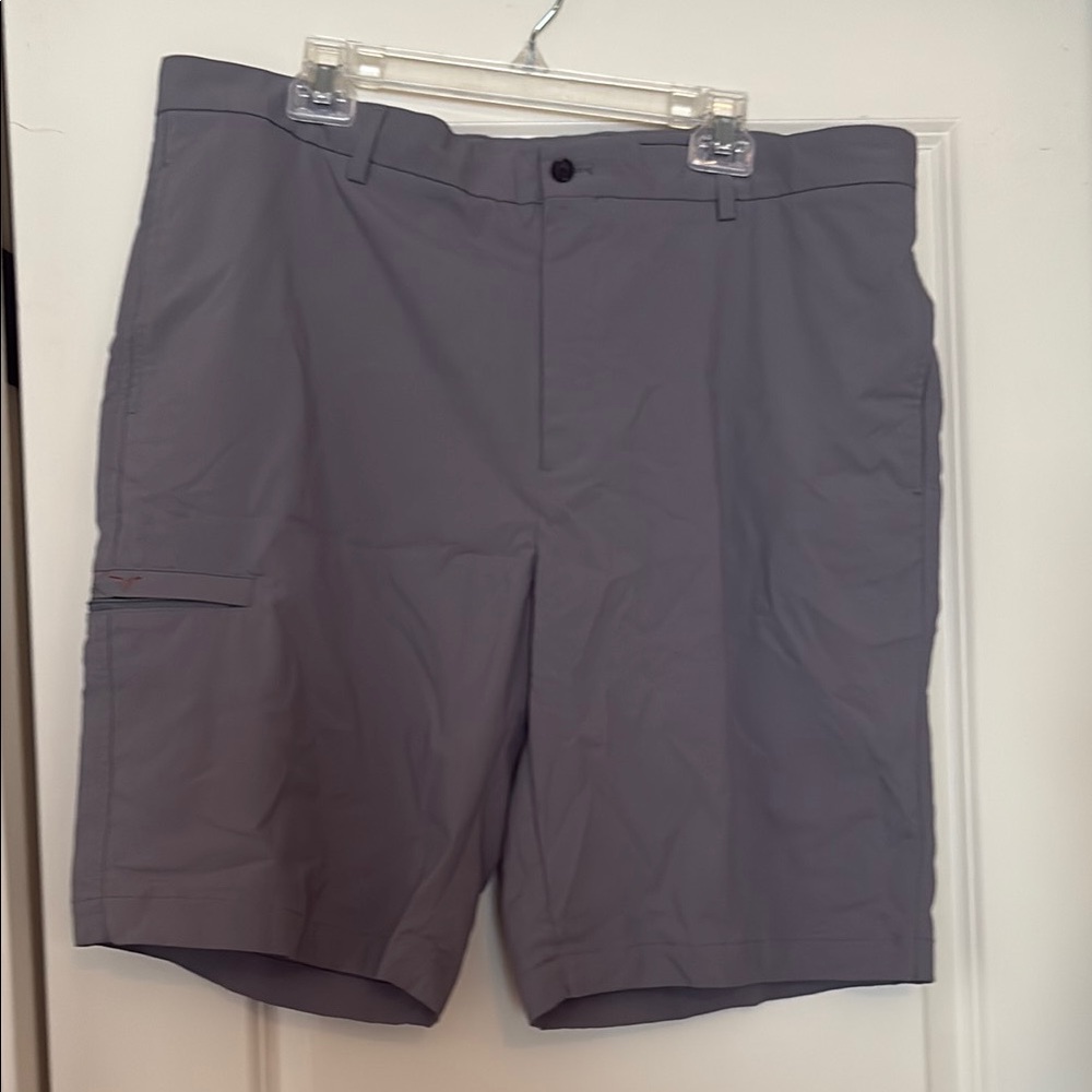 Greg Norman Collection Gray Flat Front Shorts